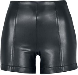 Ladies’ faux-leather, Urban Classics, Pantalones cortos
