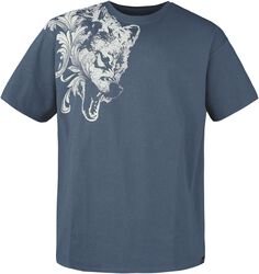 Wolf print, Black Premium by EMP, Camiseta