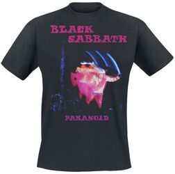 Paranoid Tracklist, Black Sabbath, Camiseta