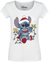 Stitch - Christmas Lights, Lilo & Stitch, Camiseta