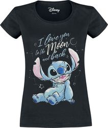 I love you to the moon and back, Lilo & Stitch, Camiseta