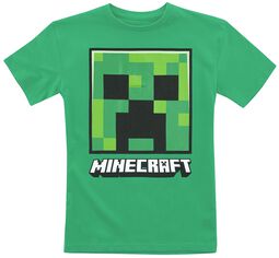 Kids - Creeper Face, Minecraft, Camiseta