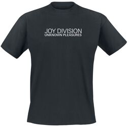 Unknown Pleasures Text Pulsar Back (A), Joy Division, Camiseta