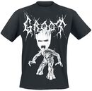 2 - Black Metal Groot, Guardianes De La Galaxia, Camiseta
