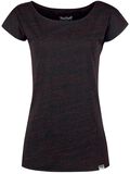 Camiseta Mujer Cuello Redondo, Black Premium by EMP, Camiseta