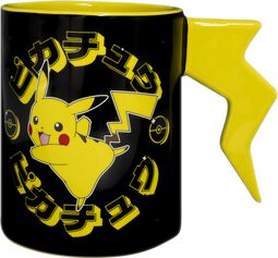 Pikachu lightning - 3D Taza, Pokémon, Taza
