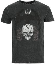 Skull and crown, Black Premium by EMP, Camiseta