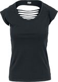 Camiseta Mujer con cortes en Espalda, Urban Classics, Camiseta