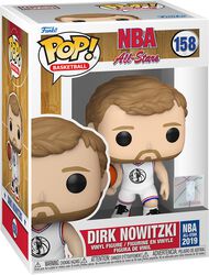 Figura vinilo Dirk Nowitzki no. 158, NBA, ¡Funko Pop!