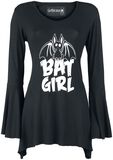 Bat Girl, Gothicana by EMP, Camiseta Manga Larga