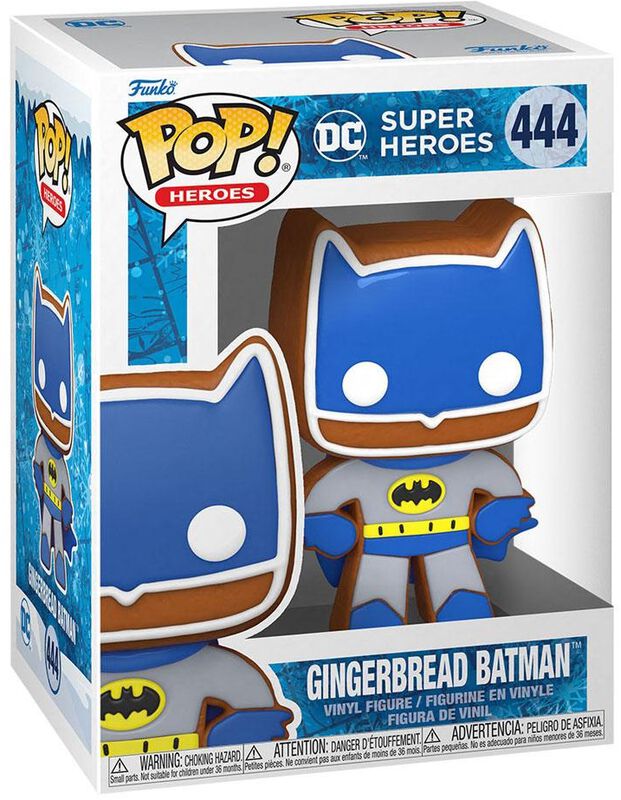 Figura vinilo DC Christmas - Gingerbread Batman no. 444