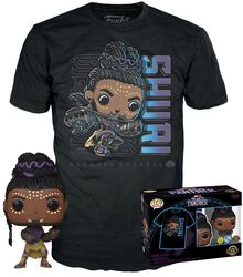 Wakanda Forever - Shuri (GITD) - POP! & camiseta, Black Panther, ¡Funko Pop!