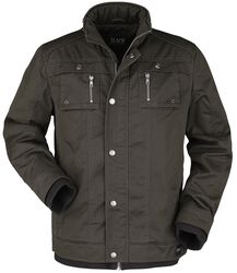 Army Field Jacket, Black Premium by EMP, Chaqueta entre-tiempo