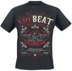 Western Wings Black, Volbeat, Camiseta