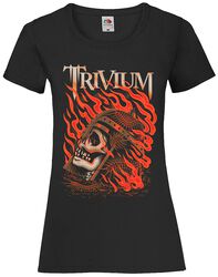 Clark Or Flaming Skull, Trivium, Camiseta