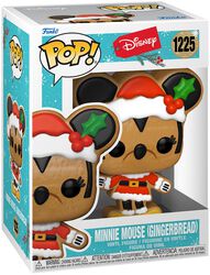 Figura vinilo Disney Holiday - Minnie Mouse (Gingerbread) no. 1225, Mickey Mouse, ¡Funko Pop!