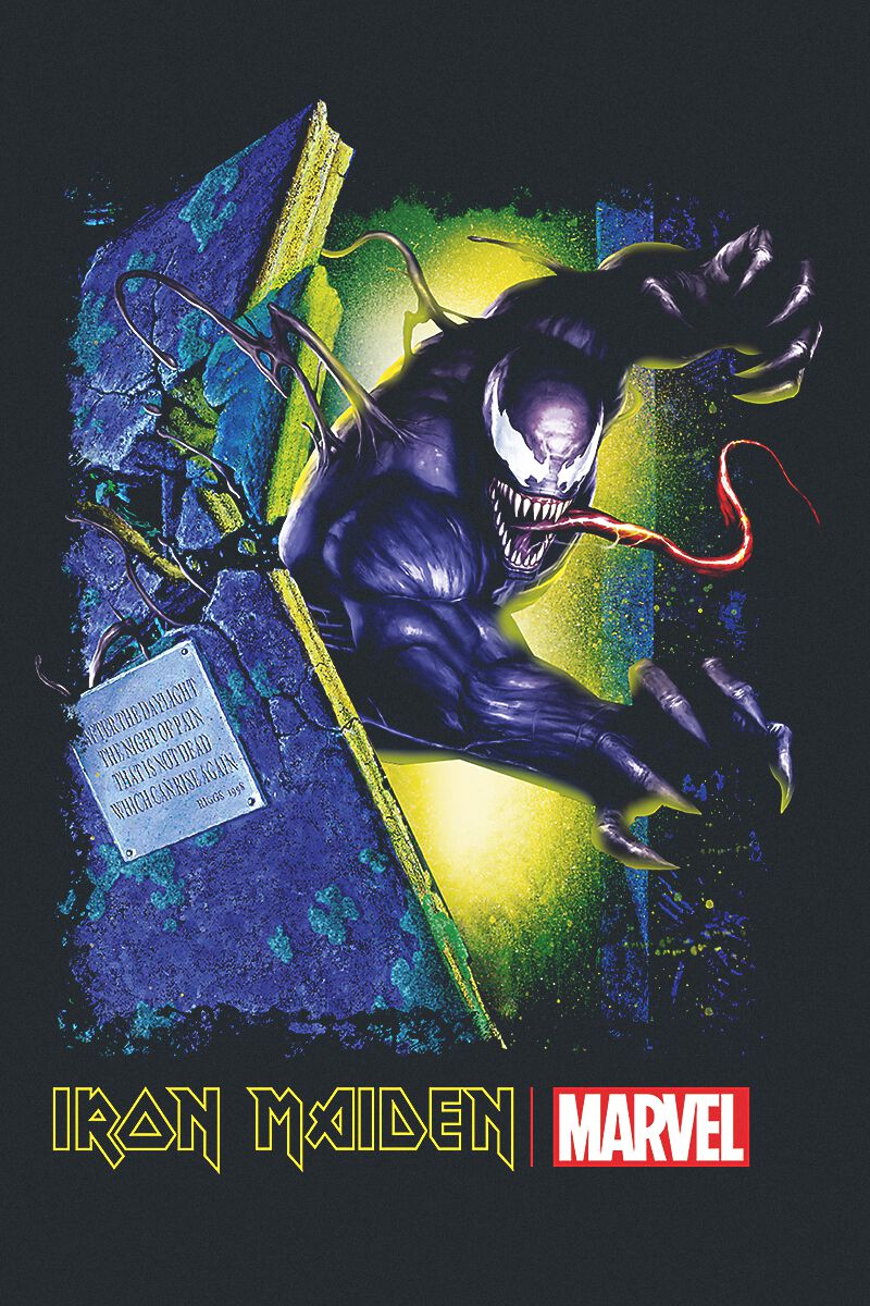 Iron Maiden x Marvel Collection Marvel Venom Iron Maiden Camiseta EMP