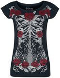 Skeleton Print, Gothicana by EMP, Camiseta