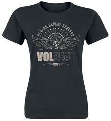 Skullwing - Rewind, Replay, Rebound, Volbeat, Camiseta