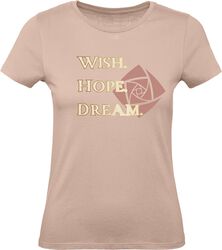 Wish. Hope. Dream., Wish, Camiseta