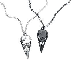 Coeur Crane Necklace, Alchemy Gothic, Collar