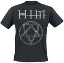 Ornate Heartagram, HIM, Camiseta