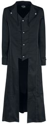 Black Classic Coat, H&R London, Abrigo militar