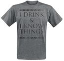 Tyrion Lannister - I Drink And I Know Things, Juego de Tronos, Camiseta