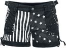 Barras & Estrellas, Black Premium by EMP, Pantalones cortos