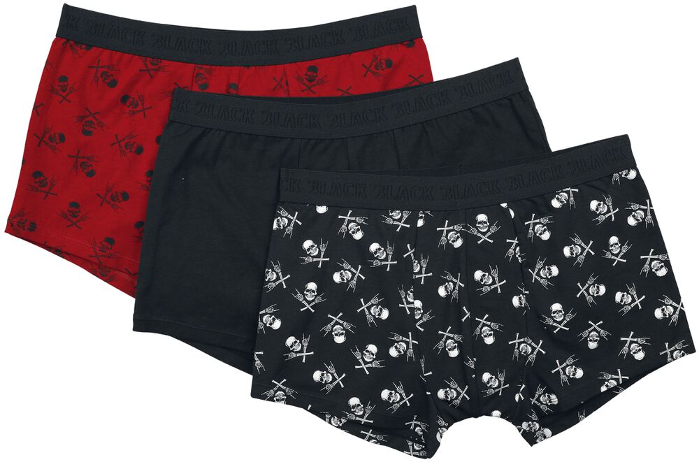 Triple pack - Boxers with skulls