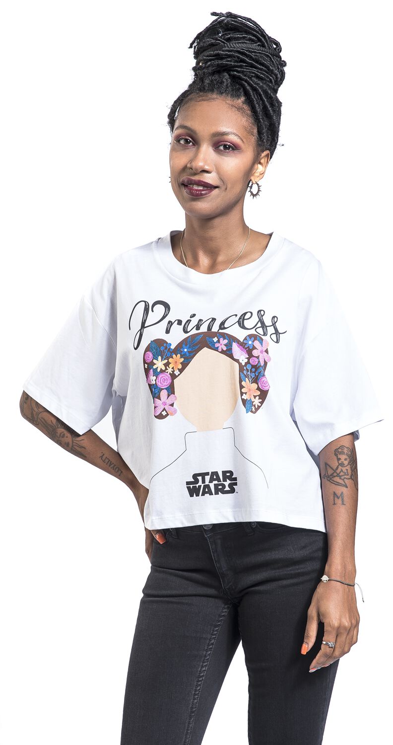 T-shirt Princesse Leia Star Wars Unisexe - Motif Skateboard Cool - Neuf Avec étiquettes