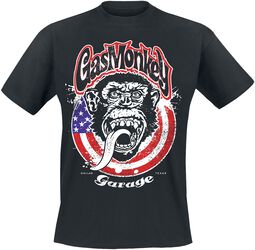 USA flag, Gas Monkey Garage, Camiseta