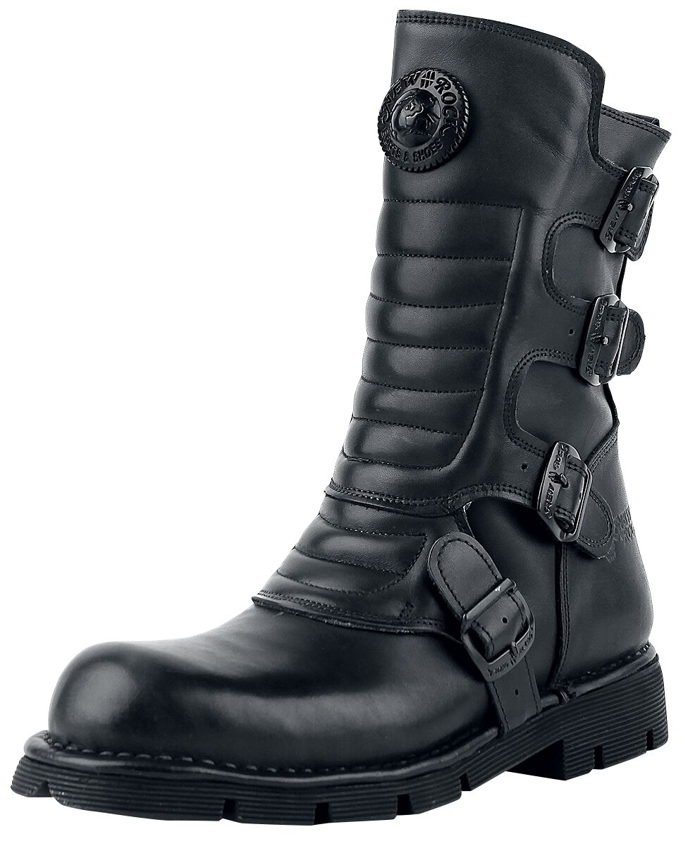 Newrock Botas De Rockero New Rock Biker M-gy07-s10 Unisex Platform