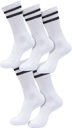 Double Stripe Socks 5-Pack, Urban Classics, Calcetines
