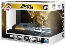 Figura vinilo Hawkman in cruiser (Pop! Ride Super Deluxe) no. 286, Black Adam, ¡Funko Pop!