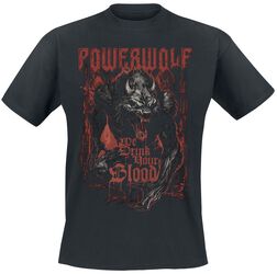 We Drink Your Blood, Powerwolf, Camiseta