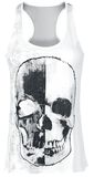 Two Tone Skull Top, Full Volume by EMP, Top