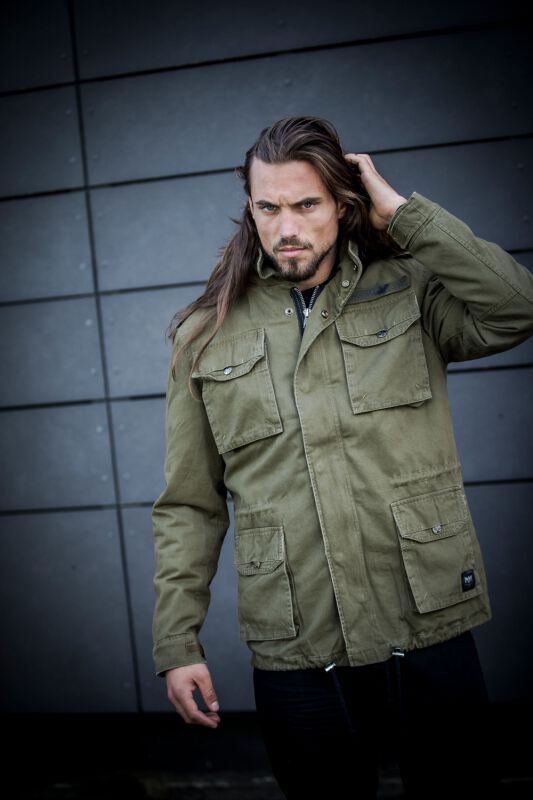 Army Field Jacket Black Premium by EMP Chaqueta de Invierno EMP
