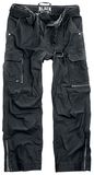 Royal Vintage Trousers (Loose Fit), Black Premium by EMP, Pantalones Cargo