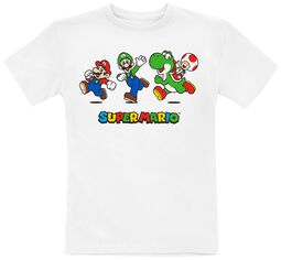 Kids - Running, Super Mario, Camiseta