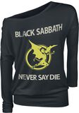 Never Say Die, Black Sabbath, Camiseta Manga Larga