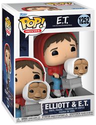 Figura vinilo Elliot and E.T. no. 1252, E.T. El Extraterrestre, ¡Funko Pop!