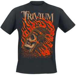 Clark Or Flaming Skull, Trivium, Camiseta