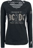 Danger! - High Voltage, AC/DC, Camiseta Manga Larga