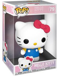 Hello Kitty (50th Anniversary) (Jumbo POP!) Figura vinilo 79, Hello Kitty, ¡Funko Pop!