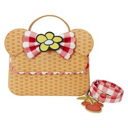 Loungefly - Minnie Picnic Basket, Mickey Mouse, Bolsa de Mano