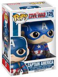 Figura Vinilo Captain America Bobble-Head 125, Capitán América, ¡Funko Pop!