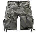 Army Vintage Shorts, Black Premium by EMP, Pantalones cortos