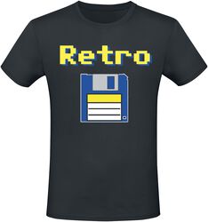 Retro - Floppy disc, Gaming, Camiseta
