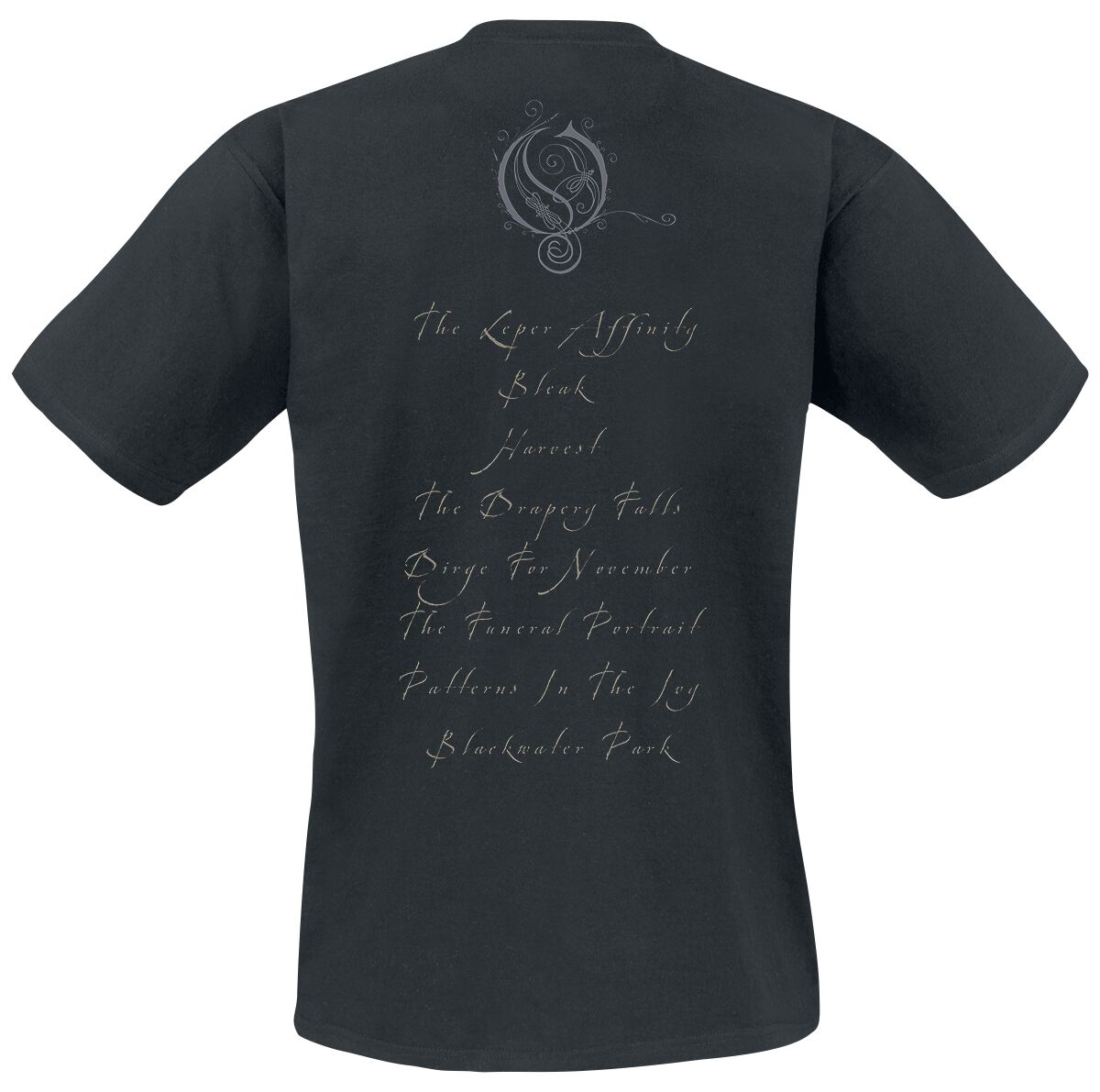 Camiseta Unisex Opeth - Color Negro, Tejido Cómodo De Punto Liso, Ideal Para Fans Del Metal